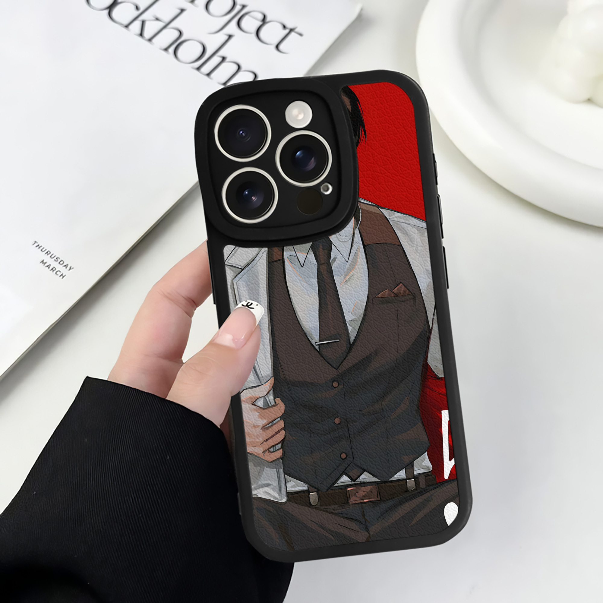 （画像用） SLAM DUNK／スラムダンク 【iPhone 16シリーズ対応】シリコンスマホケース（レザー調） 材質：シリコン